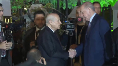 Cumhurbaşkanı Erdoğan, MHP Genel Başkanı Bahçeli ile görüşmesi başladı
