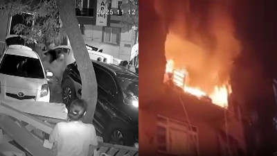 Kağıthane’de bir binada yangın sonrası patlama meydana geldi