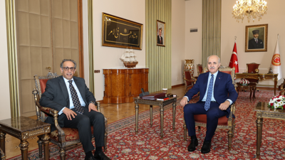 TBMM Başkanı Kurtulmuş, Kuveyt Büyükelçisi Aladwani’yi kabul etti