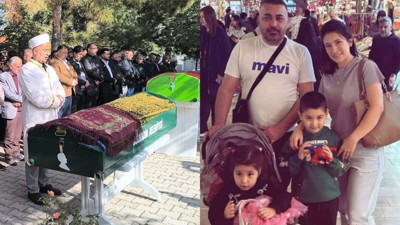 Gıda zehirlenmesi şüphesiyle ölen anne ile 2 çocuğu toprağa verildi