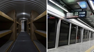 Metro tünelleri acil durumlarda sığınak olarak kullanılacak