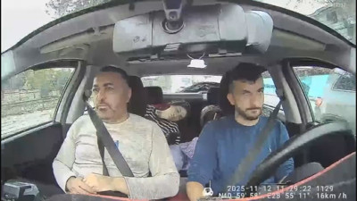 Böcek ailesinin taksiyle hastaneye gittiği anların görüntüsü ortaya çıktı