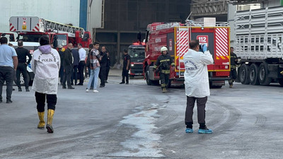 Un fabrikasında doğalgaz patlaması!
