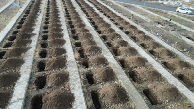 Erzurum'da dondurucu soğuklar öncesi '500 kışlık mezar' kazıldı