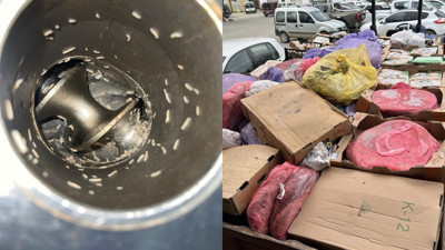 Çanakkale'de mide bulandıran görüntü! Kıyma makinesinden kurt, dolaplardan tarihi geçmiş tavuklar çıktı