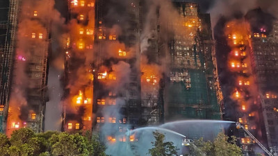 Hong Kong'da yaşanan yangın felaketinde can kaybı 128'e çıktı!