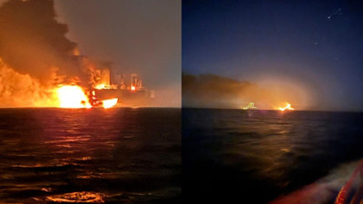 Karadeniz açıklarında 2 tanker isabet aldı: Toplam 45 mürettebat için kurtarma çalışması