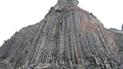 Muş'ta beşgen bazalt kayalıklar ilgi çekiyor