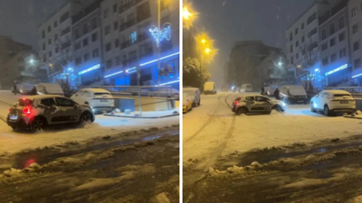 İstanbul'da kar yağışı etkisini artırdı