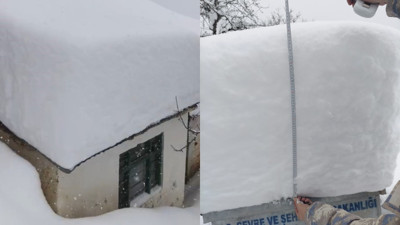 Gümüşhane’de yoğun kar yağışı sonrası yayınladığı videoyla yardım istedi