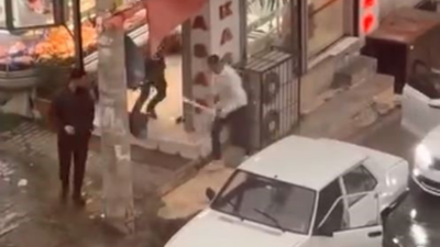 Trafikte tartıştığı sürücüyü döner bıçağıyla kovaladı