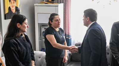 Adalet Bakanı Tunç’tan, Atlas Çağlayan’ın ailesine ziyaret