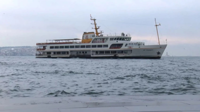 İstanbul'da bazı vapur seferleri iptal edildi