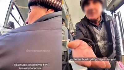 Genç hakkındaki gerçeği öğrenen yaşlı adamın yüzsüzlüğü kamerada