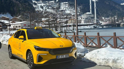 Karadeniz'in zorlu yollarında yerli taksi: Togg