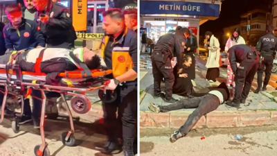 Aksaray'da 'Yan baktın' kavgası! Acılı annenin feryadı yürekleri dağladı: Oğlum ölüyor