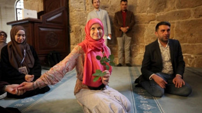 Antalya'da Ukraynalı yoga eğitmeni Müslüman oldu