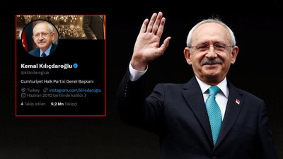 Kemal Kılıçdaroğlu, sosyal medya hesabını güncelledi: "CHP Genel Başkanı" unvanını yazdı