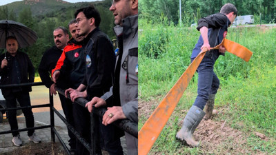 Başkan Yazıcıoğlu’ndan sağanak sonrası vatandaşlara destek