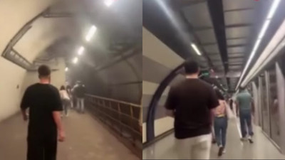 M7 Metro Hattı’nda arıza: Yolcular tünelde yürüyerek tahliye edildi