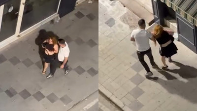 Sokak ortasında zorla götürmeye çalıştı: Genç kadın çığlık atarak yardım istedi