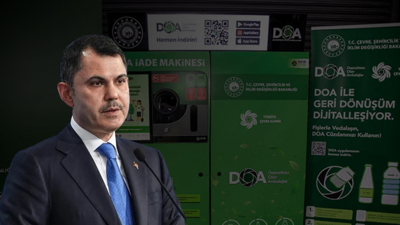 Bakan Kurum duyurdu: DOA ile 5 günde 7 milyon 600 bin ambalaj toplandı