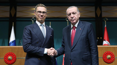 Cumhurbaşkanı Erdoğan'ın NATO temasları sürüyor: Finlandiya Cumhurbaşkanı Stubb ile görüştü