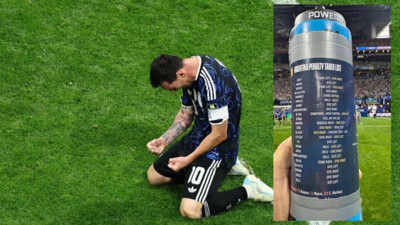 Arjantinli oyuncular Pickford’ın gizli su şişesi buldu! Maça Messi damgasını vurdu!