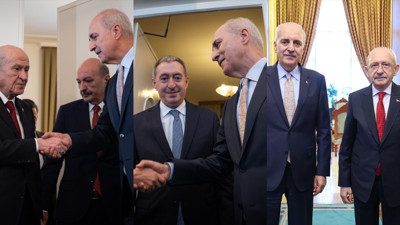 Kurtulmuş'tan çerçeve yasa turu! MHP, DEM Parti, CHP ve Yeni Yol'u ziyaret etti