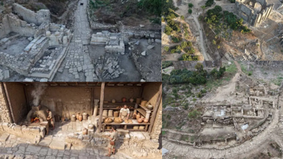 Aspendos'ta 300 metrelik tarihi cadde gün yüzüne çıkarıldı