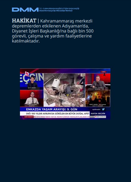 İletişim Başkanlığı Dezenformasyonla Mücadele Merkezi, depremle ilgili Dezenformasyon Bülteni'ni yayınladı - Resim: 17