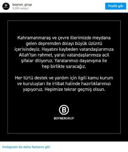 Kahramanmaraş'ta meydana gelen 7.7 ve 7.6'lık deprem sonrası Türkiye tek yürek oldu! Dev şirketler yardımda yarışıyor - Resim: 2