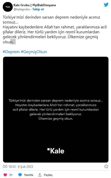 Kahramanmaraş'ta meydana gelen 7.7 ve 7.6'lık deprem sonrası Türkiye tek yürek oldu! Dev şirketler yardımda yarışıyor - Resim: 14