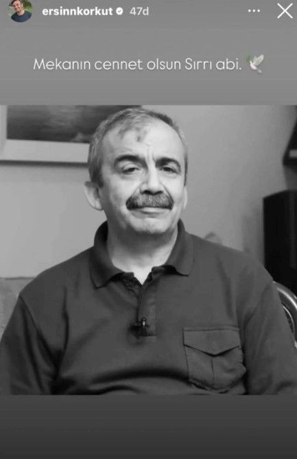 Ünlülerden Sırrı Süreyya Önder'e veda: Çok erken gittin abi - Resim: 15
