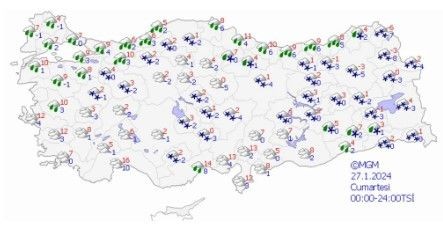 AKOM'dan uyarı geldi! İstanbullular hafta sonu kara hazır mısınız? ❄️🌨️☃️ - Resim: 26
