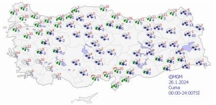 AKOM'dan uyarı geldi! İstanbullular hafta sonu kara hazır mısınız? ❄️🌨️☃️ - Resim: 25
