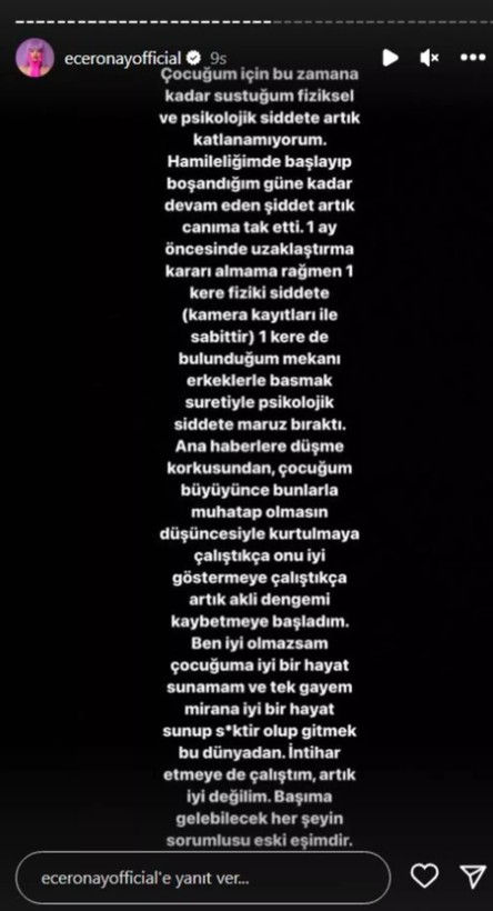 Ece Ronay 'İntihar etti derlerse inanmayın' diyerek duyurdu! Şiddet gördüğünü kanıtıyla paylaştı - Resim: 8