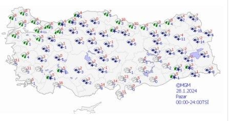 AKOM'dan uyarı geldi! İstanbullular hafta sonu kara hazır mısınız? ❄️🌨️☃️ - Resim: 27