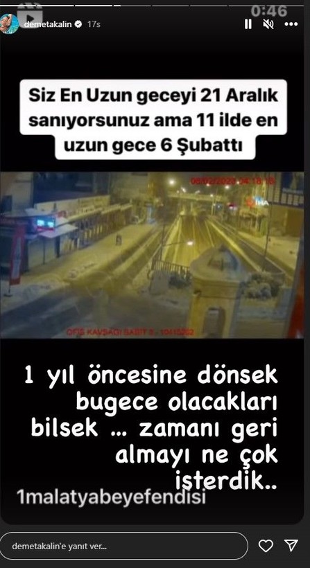 Ünlü isimlerden 6 Şubat paylaşımı - Resim: 11