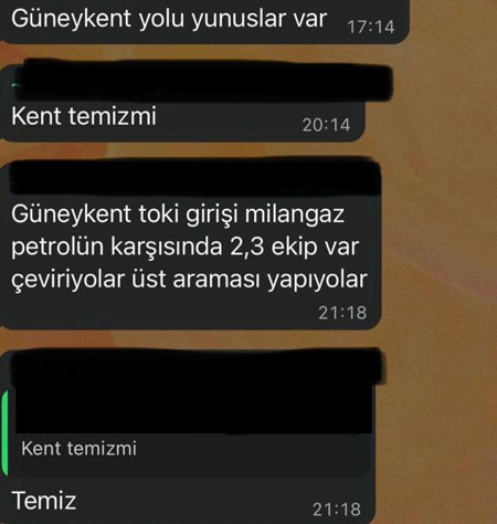 Kırşehir'de asayiş uygulama noktalarını paylaşan Whatsapp gruplarına operasyon: 12 gözaltı - Resim : 1