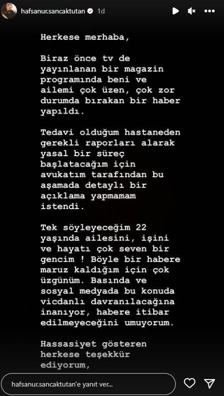 Bircan Bali'den bomba iddia: "Hafsanur Sancaktutan bileklerini keserek intihara kalkıştı!" Sancaktutan'dan yanıt geldi - Resim: 9