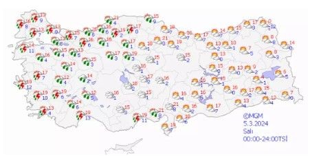 Kış bitmedi! Meteoroji uyardı: Hem sıcaklıklar birden düşecek hem de yağış yolda - Resim: 15