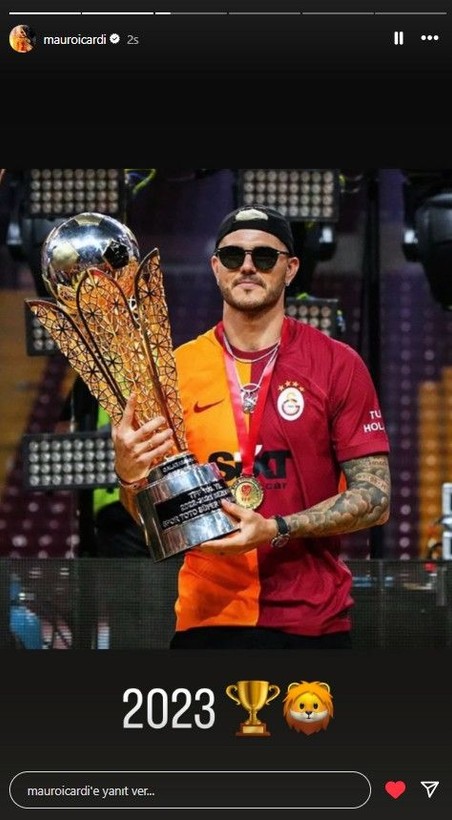 Mauro Icardi, kutlamalar için İstanbul'a geldi! Taraftarı coşturan paylaşımlar peş peşe🦁 - Resim: 6