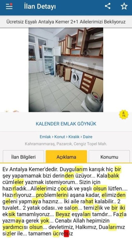 Depremzedelerin acısı tüm Türkiye'nin yüreğinde! Evi olanlar evlerini ücretsiz ilana koydu - Resim: 7