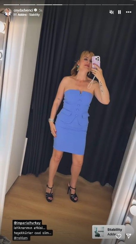 Fazla kilolarından kurtulan Ceyda Düvenci iğne ipliğe döndü! Fit halini görenler bakın ne dedi? - Resim: 4