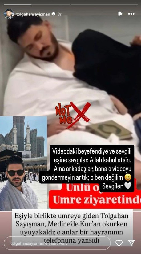 Tolgahan Sayışman’dan "Umrede uyuyakaldı" iddiasına açıklama: O ben değilim - Resim: 4