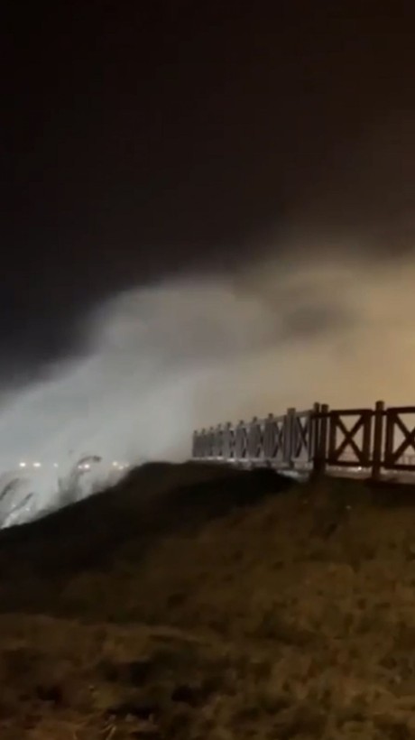 Antalya'da meydana gelen fırtına sonrası Düden Şelalesi kahverengi aktı! O anlar görüntülendi... - Resim: 3