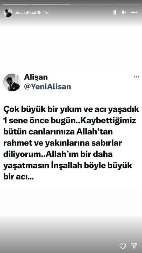 Ünlü isimlerden 6 Şubat paylaşımı - Resim: 10
