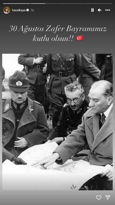 Disney Plus'ın Atatürk dizisini iptal etmesine sessiz kalan ünlülerden 30 Ağustos Zafer Bayramı paylaşımı - Resim: 7
