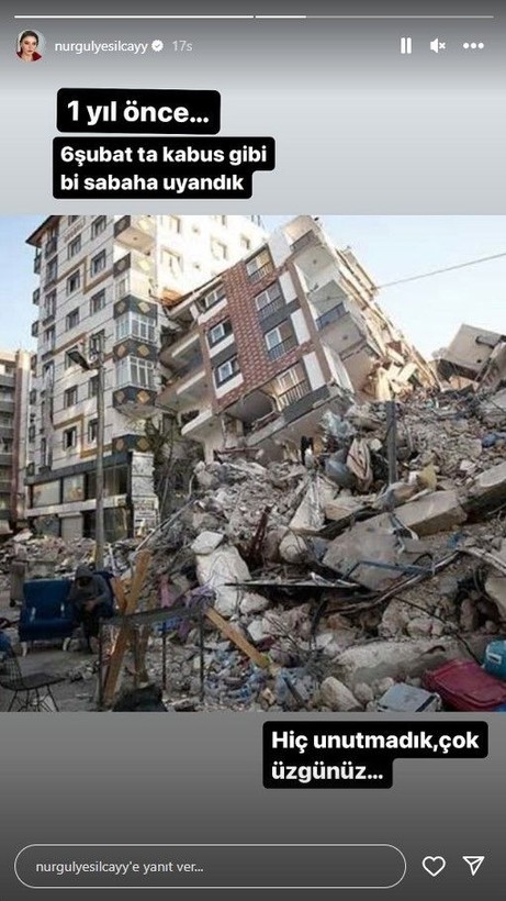 Ünlü isimlerden 6 Şubat paylaşımı - Resim: 7